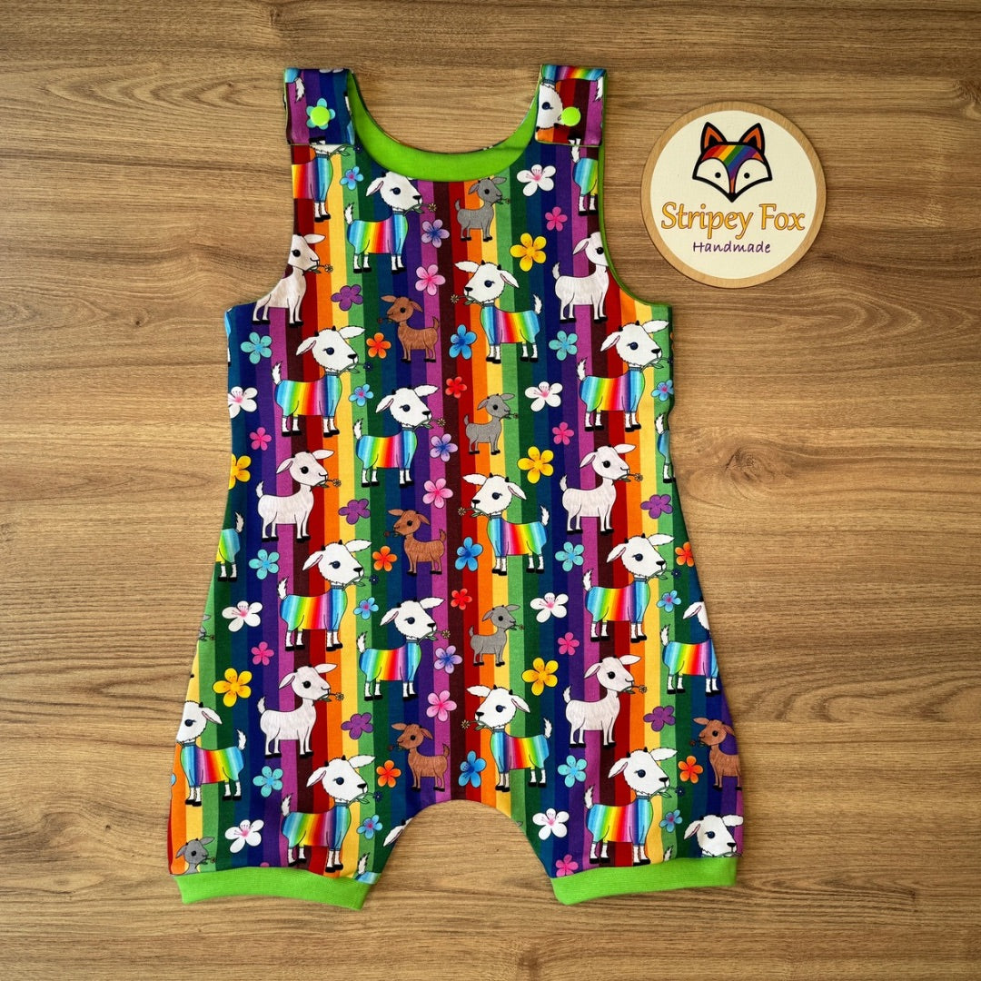 Shortie Romper Dungarees - All Fabrics