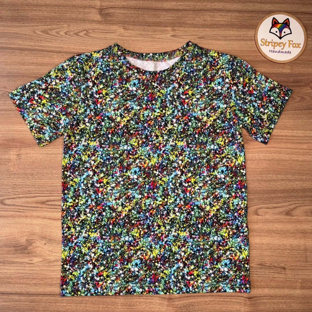 Rainbow Stars Cotton Jersey