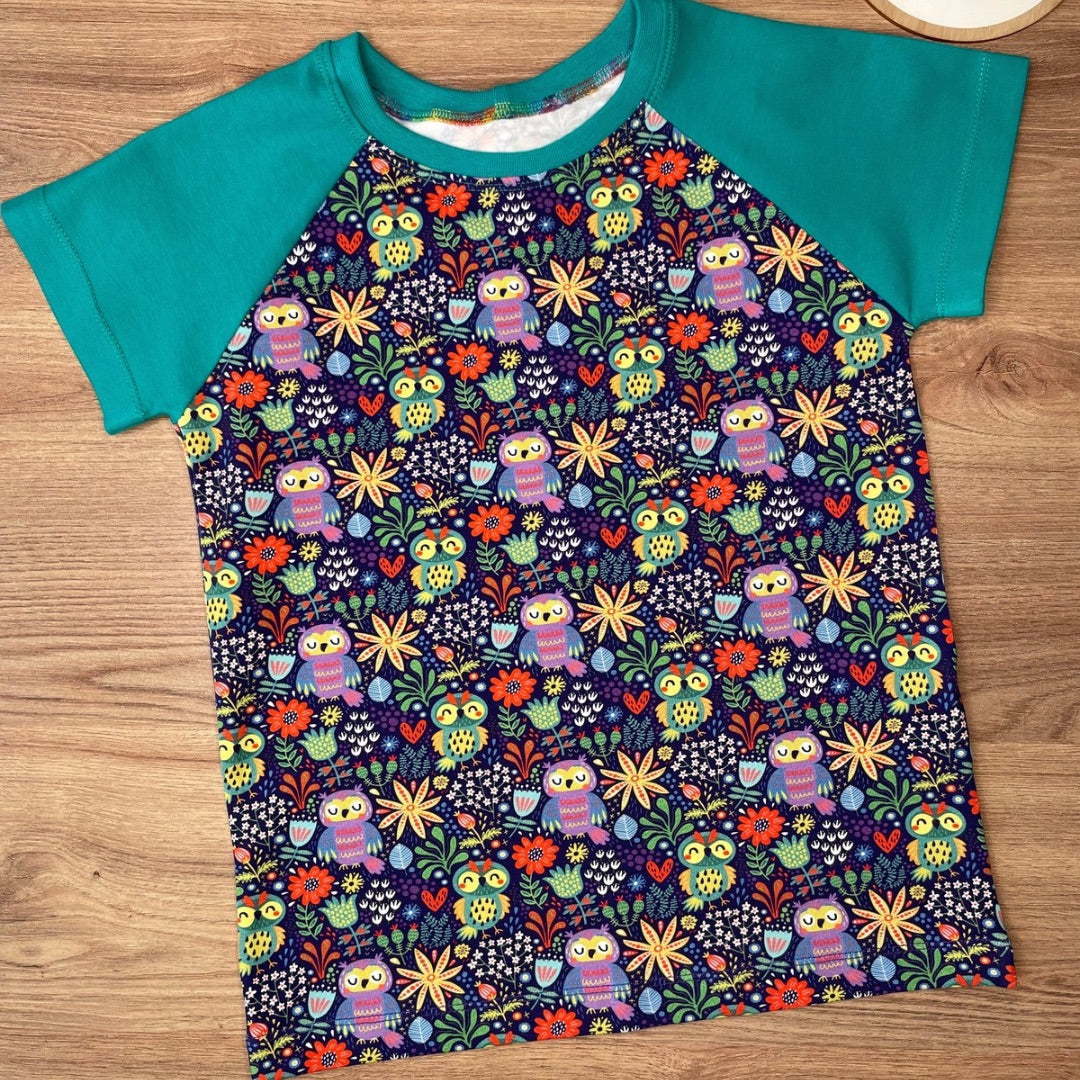 Florrie Owl Cotton Jersey