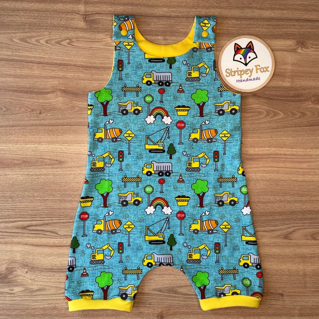 Shortie Romper Dungarees - All Fabrics