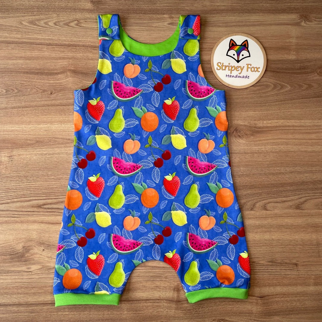 Shortie Romper Dungarees - All Fabrics