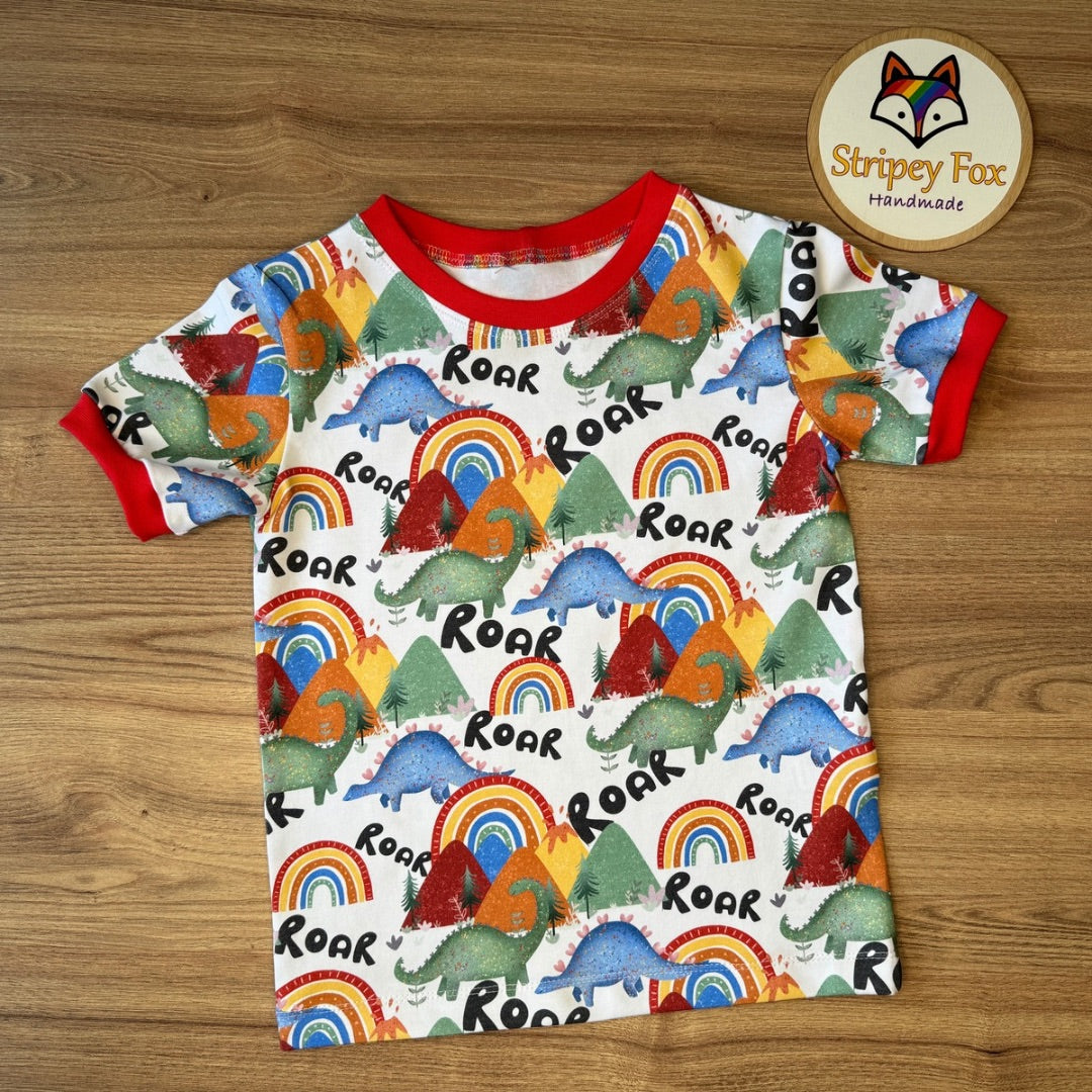 Dino Roar Exclusive Cotton Jersey