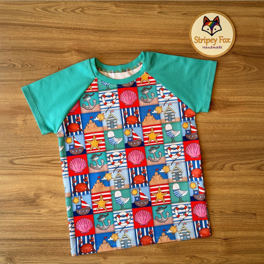 Raglan T-Shirt Short Sleeve - All Fabrics