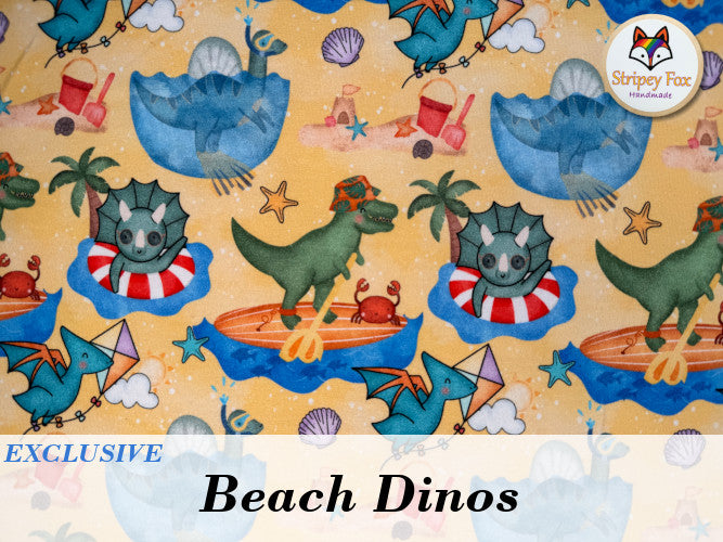 Beach Dinos Exclusive Cotton Jersey