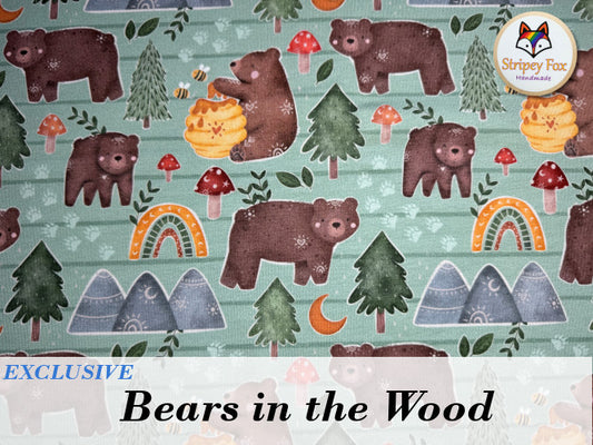 Bears in the Wood Exclusive Cotton Jersey