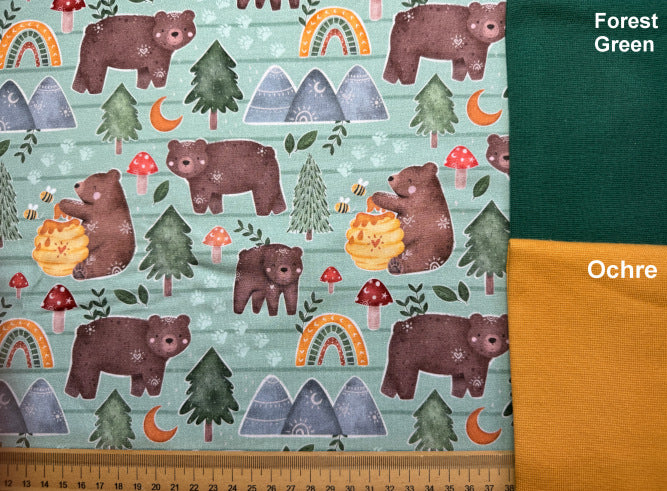 Bears in the Wood Exclusive Cotton Jersey