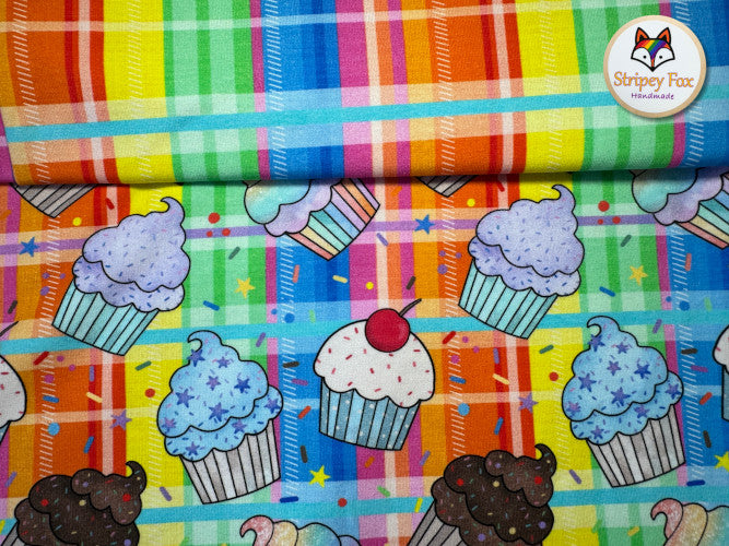 Cupcakes Cotton Jersey