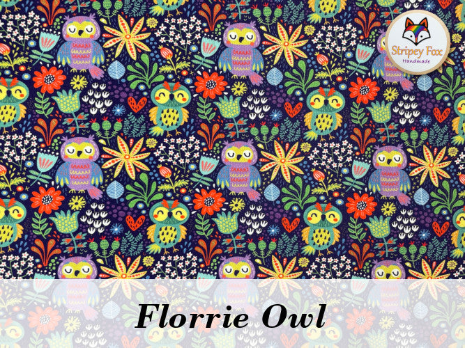 Florrie Owl Cotton Jersey