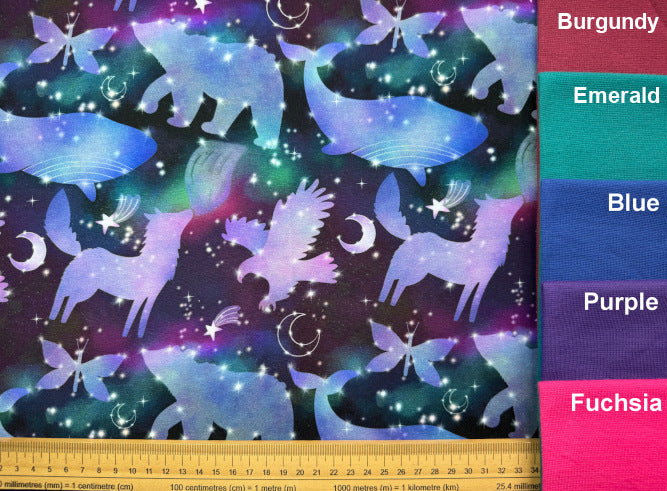 Galaxy Animals Exclusive Cotton Jersey