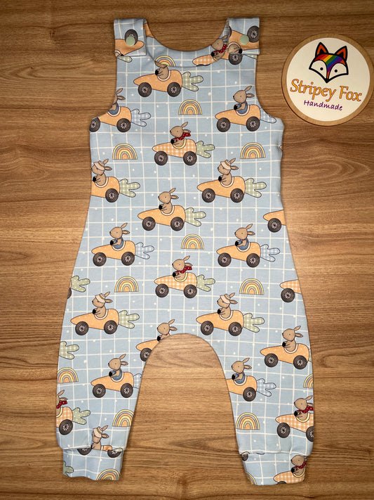 Carrot Cars Romper Dungarees 6-12 months