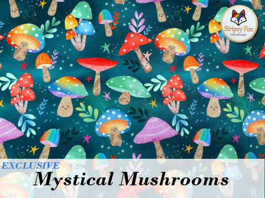 Mystical Mushrooms Exclusive Cotton Jersey