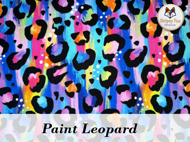 Paint Leopard Cotton Jersey