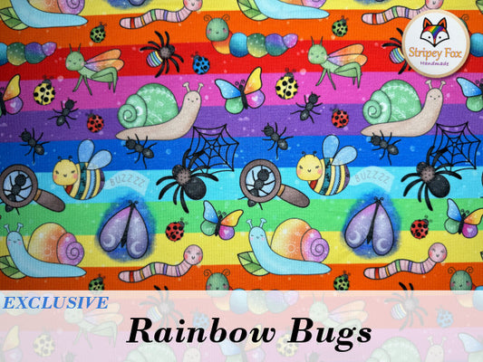 Rainbow Bugs Exclusive Cotton Jersey