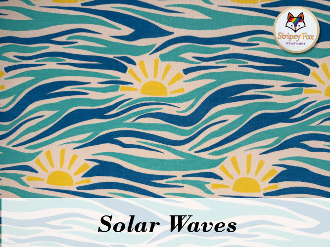 Solar Waves Cotton Jersey