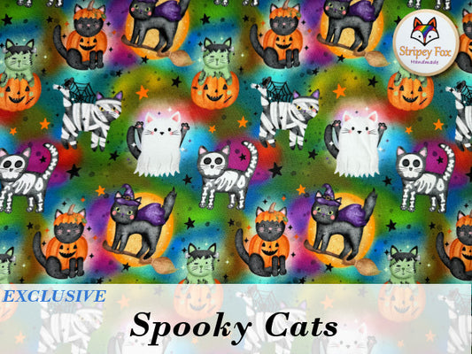 Spooky Cats Exclusive Cotton Jersey