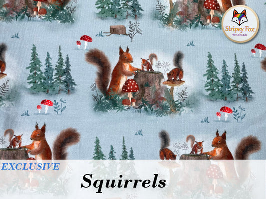 Squirrels Exclusive Cotton Jersey