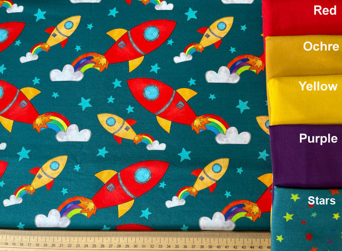 Rainbow Rockets Exclusive Cotton Jersey