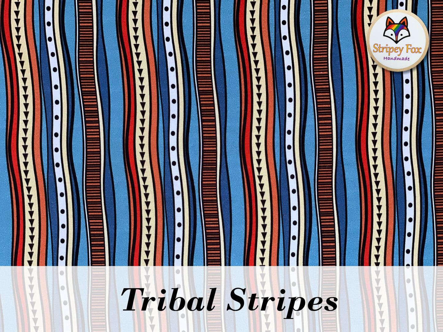 Tribal Stripes Cotton Jersey