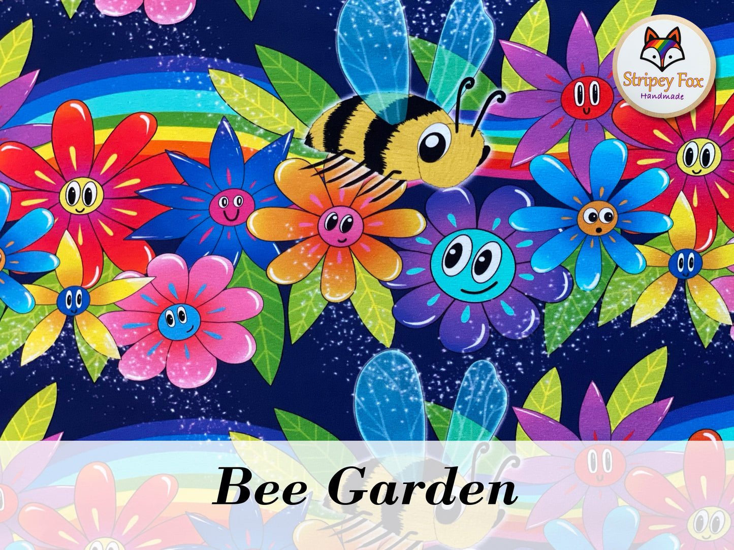 Bee Garden Cotton Jersey