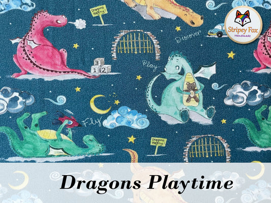 Dragons Playtime Cotton Jersey / French Terry