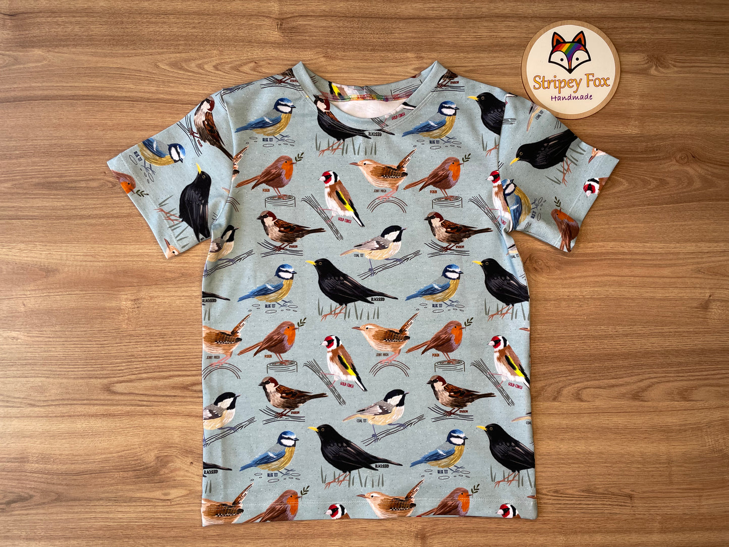 Garden Birds Exclusive Cotton Jersey