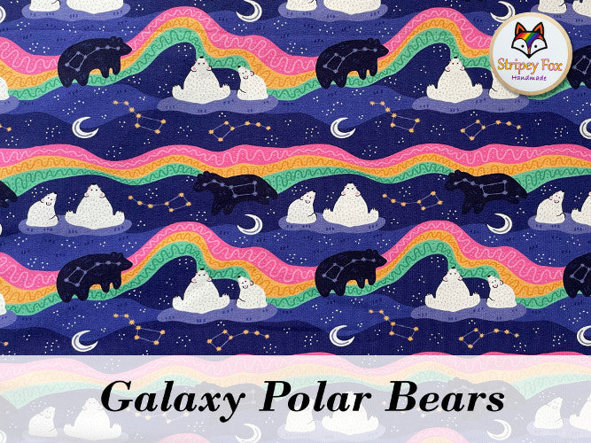 Galaxy Polar Bears Cotton Jersey