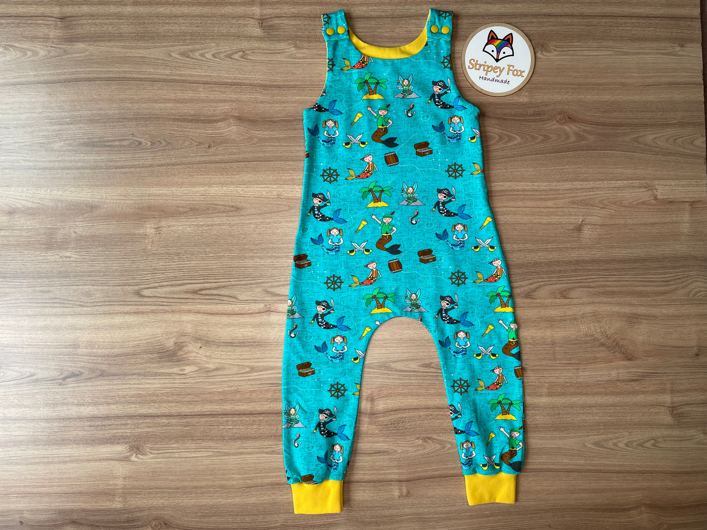 Neverland Romper Dungarees 2-3 years