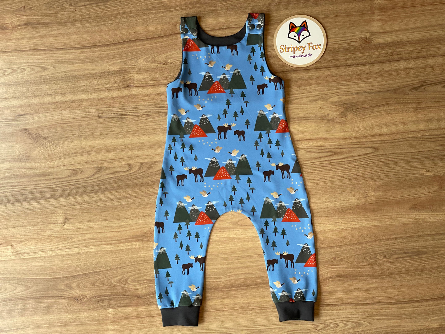 Moosey Goosey Romper Dungarees 12-18m