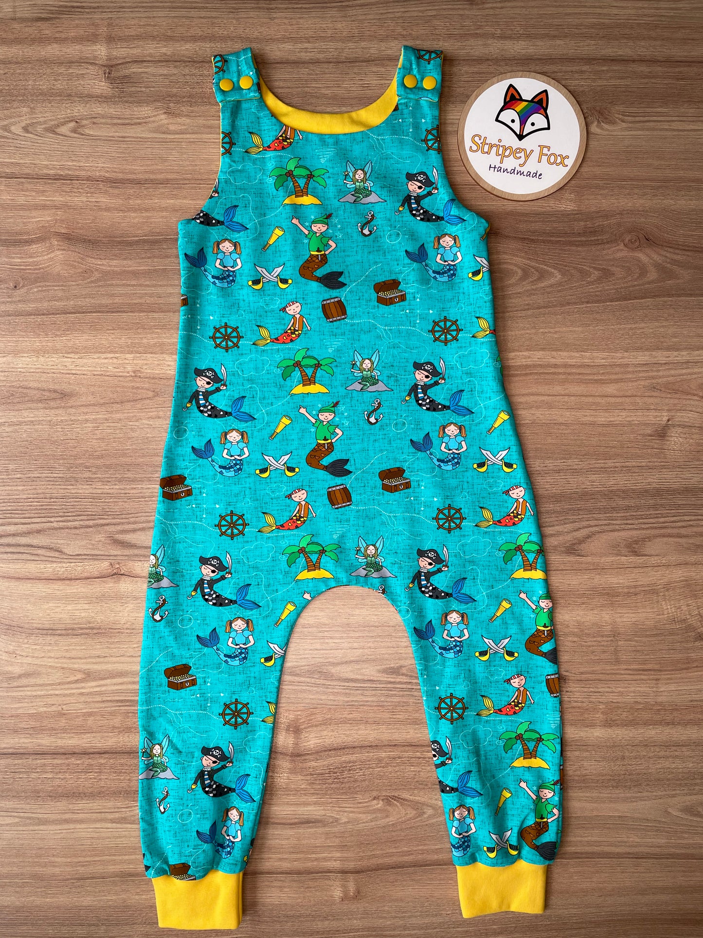 Neverland Romper Dungarees 2-3 years