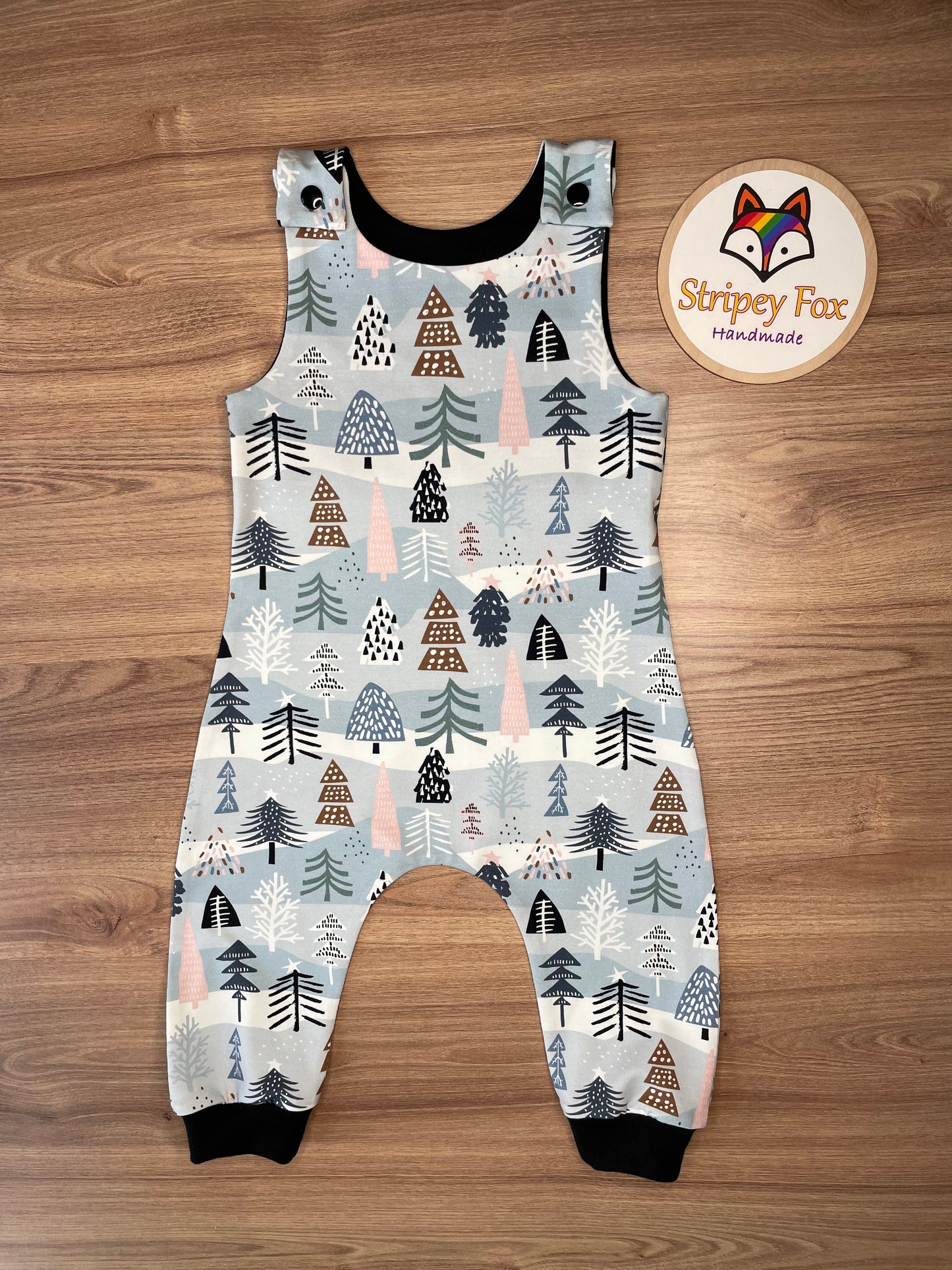 Christmas Romper Dungarees