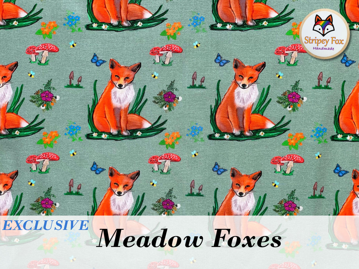 Meadow Foxes Exclusive Cotton Jersey