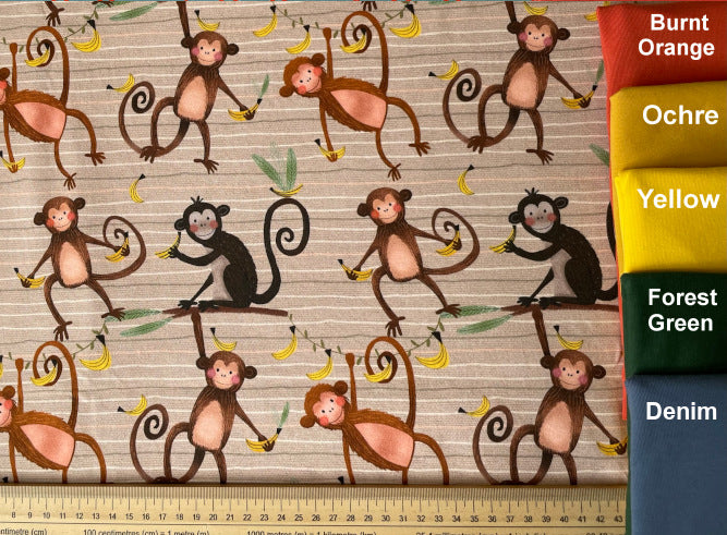 Monkeying Around Exclusive Cotton Jersey