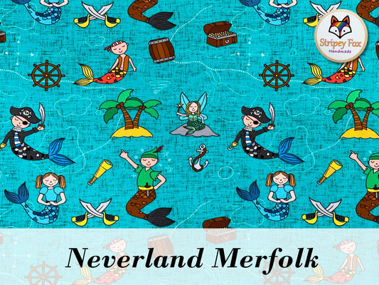 Neverland Merfolk Cotton Jersey