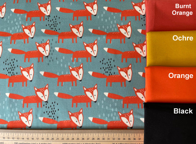 Scion Foxes Cotton Jersey