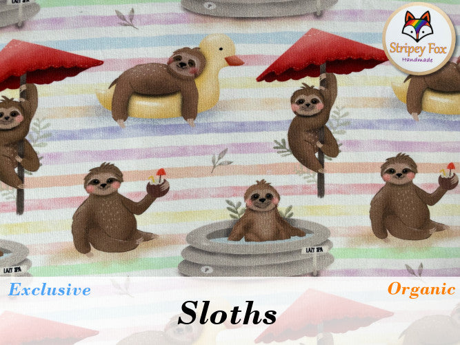 Sloths Exclusive Organic Cotton Jersey