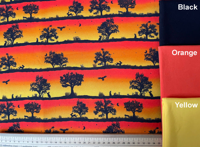 Sunset Fields Cotton Jersey